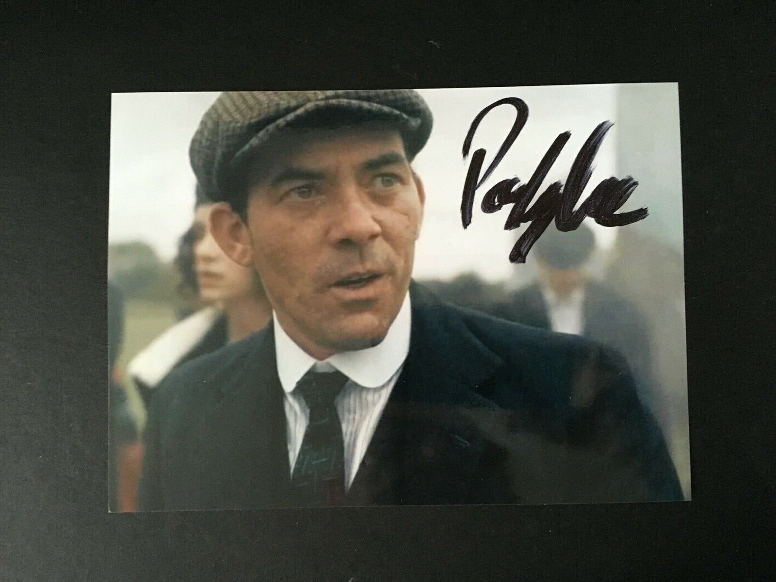 PACKY LEE - PEAKY BLINDERS ACTOR - JOHNNY DOGS - SUPERB SIGNED COLOUR Photo Poster painting