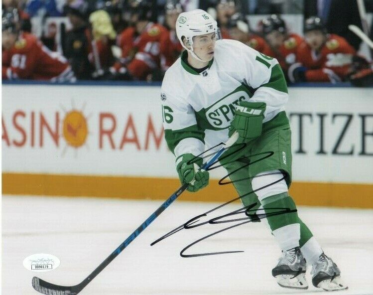 Toronto Maple Leafs Mitch Marner Signed Autographed 8x10 Photo Poster painting JSA COA #3