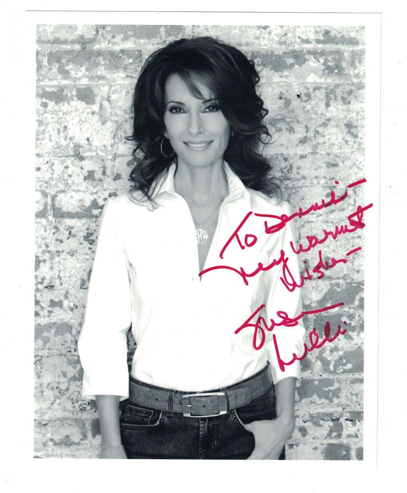 Susan Lucci Signed Autographed 9 x 7 Photo Poster painting Actress Host
