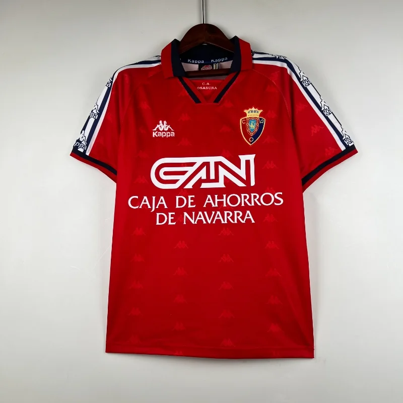 Retro 1995-97 Osasuna Soccer Jersey Home
