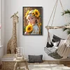 (40*60cm)Sunflower Girl - Full Round Drill Diamond Painting