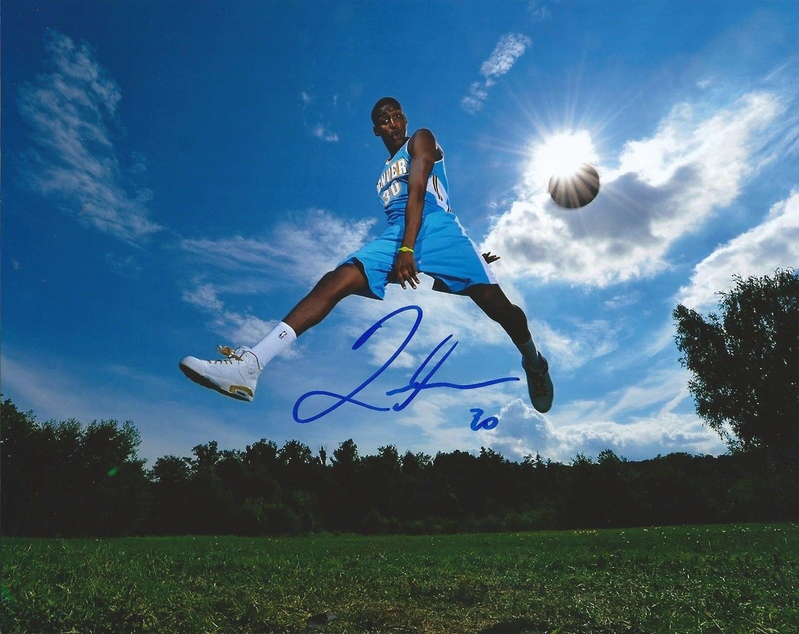 QUINCY MILLER signed autographed DENVER NUGGETS 8X10 Photo Poster painting