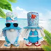 2Pcs Beach Gnomes Plush Cute Shelf Sitters with Weighted Base for Birthday Gifts