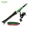 Fish-shaped lure rod, telescopic rod, recreational rod, portable fishing rod
