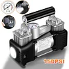 12V Car Tire Inflator 150PSI Dual Cylinder Tire Inflator Portable Air Compressor