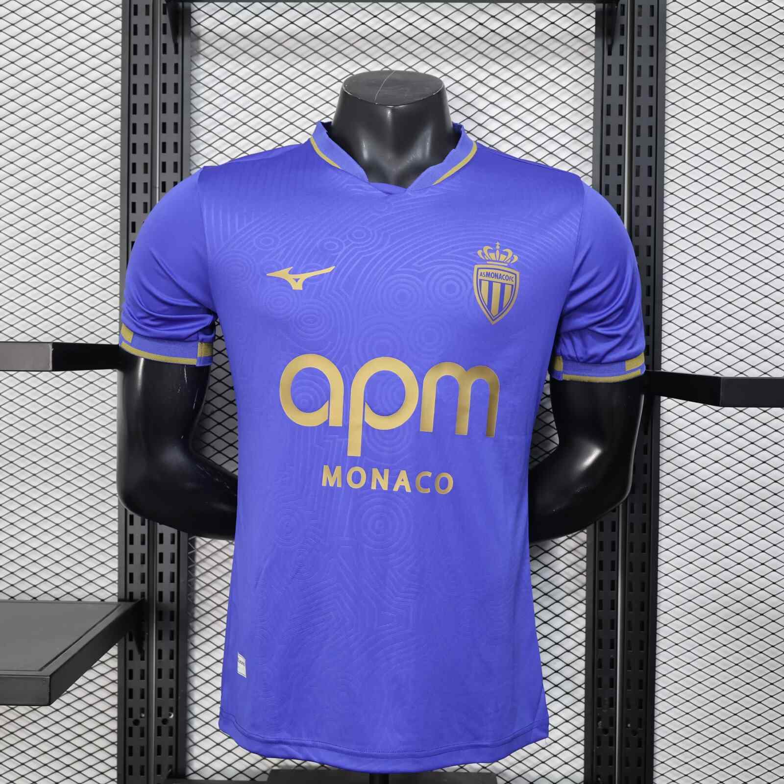 2025 Player Version Monaco Away Football Jersey（The player version jersey is a bit tight, please pay attention to the size selection）