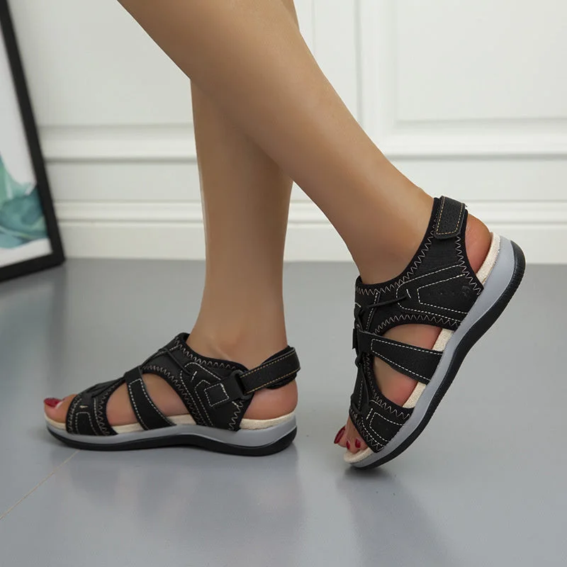 Women Spliced Stretch Casual Sports Sandals Shoes
