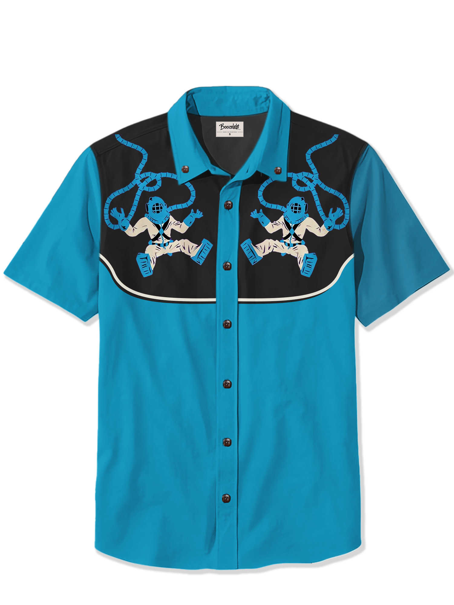 Diver In The Ocean - 100% Cotton Shirt