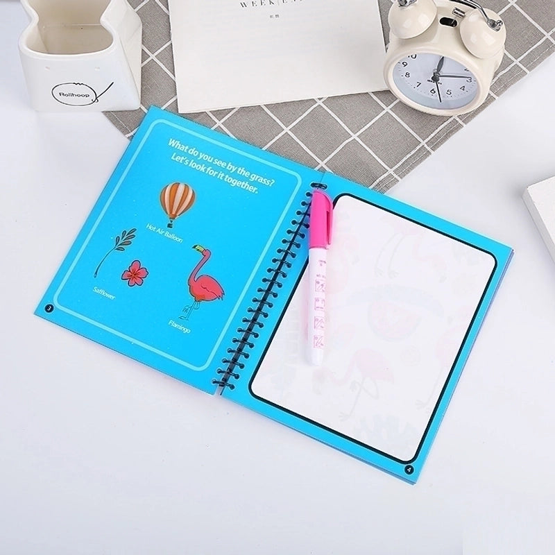 Kids Coloring Book Baby Puzzle Water Graffiti Water Picture Book Repeated Use Magic Album Creative Gift
