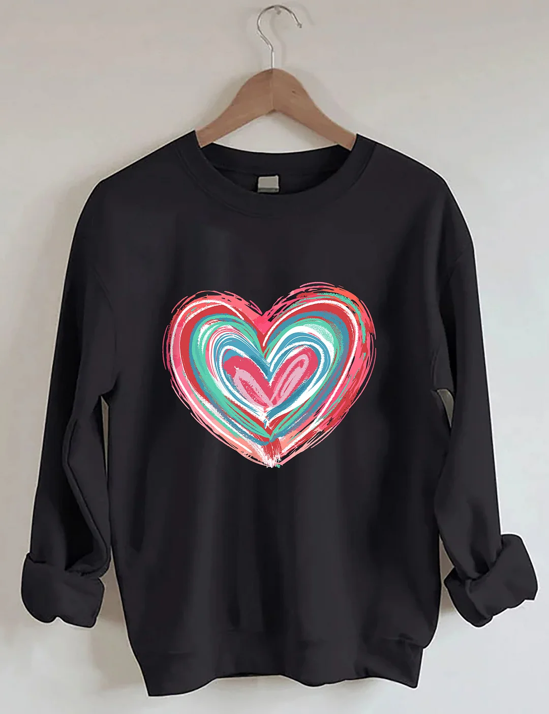Valentines Day Heart Sweatshirt