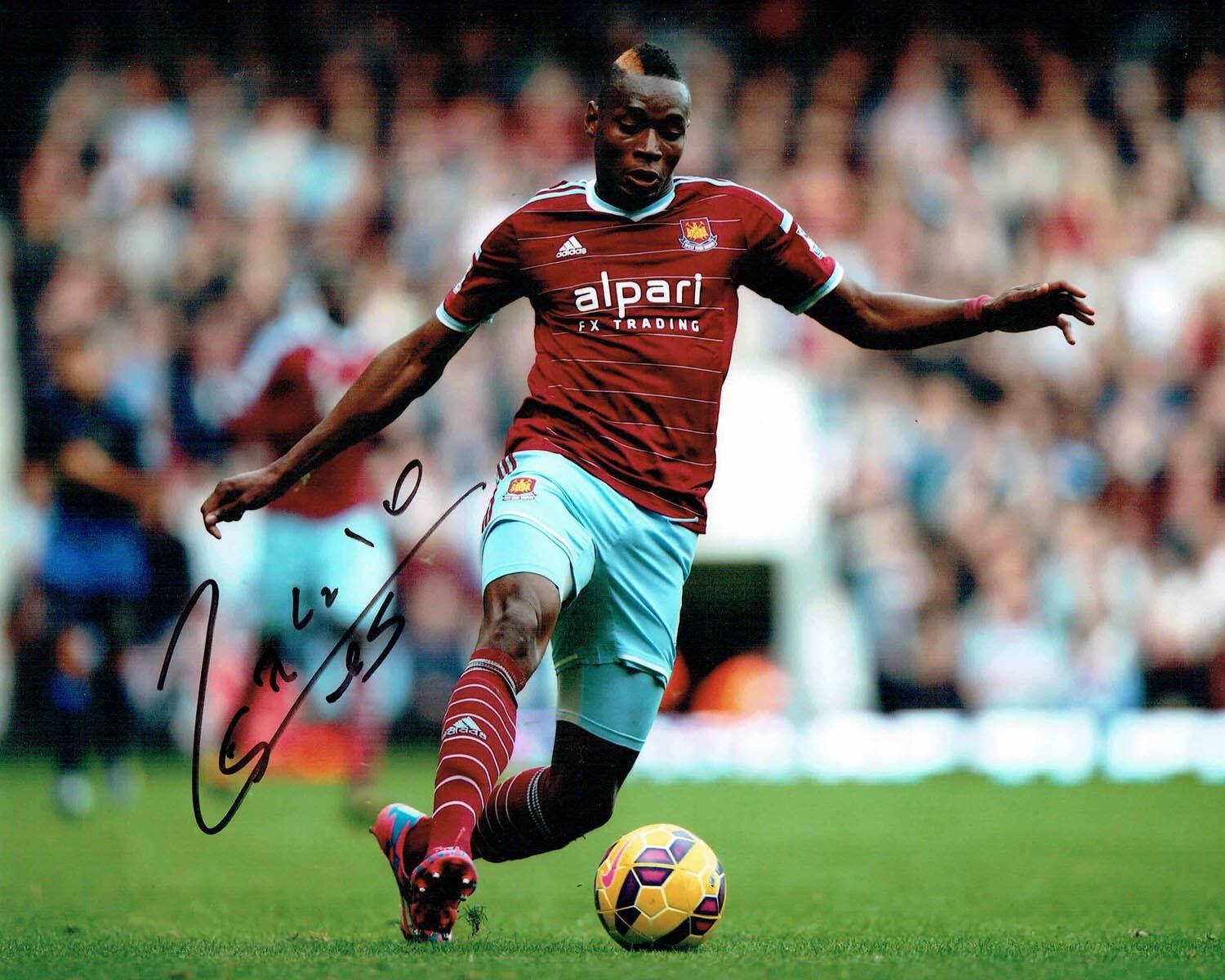 Diafra SAKHO West Ham United Senegal SIGNED Autograph 10x8 Photo Poster painting 1 COA AFTAL