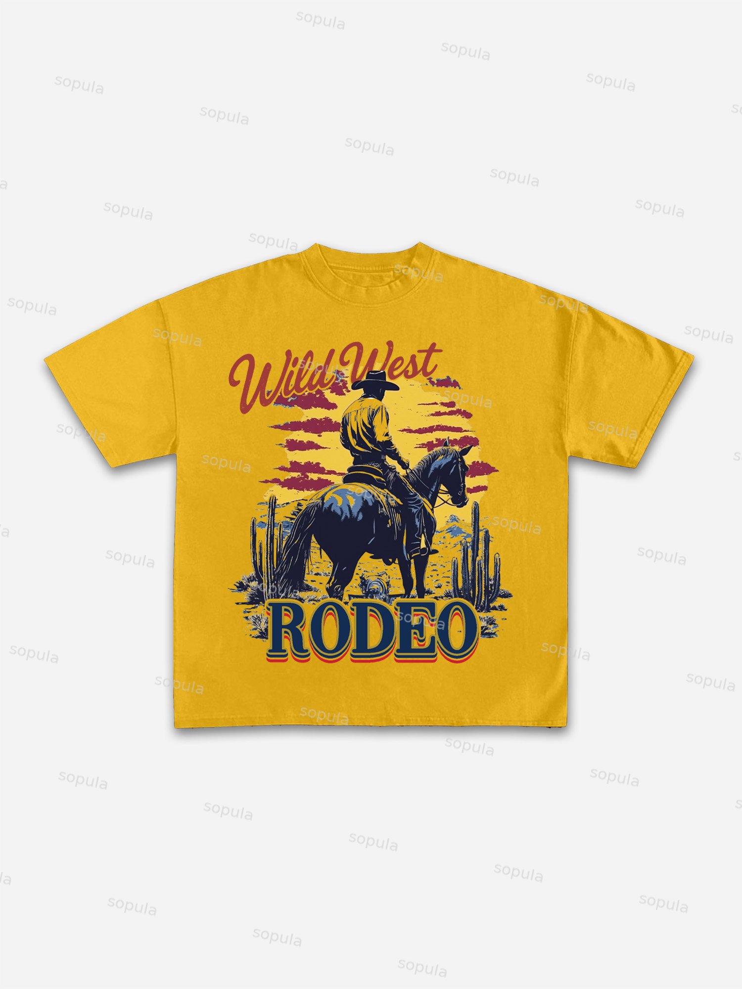 Coors Banquet Rodeo Classic Graphic Cotton T-shirt - Sopula｜Premium Graphic Tees & Graphic Clothing