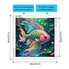 (40*40cm)Fish - Crystal Rhinestone Diamond Painting
