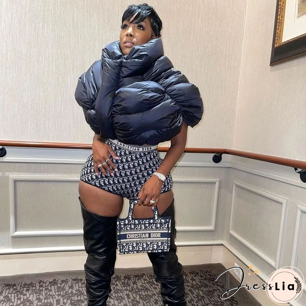 Cotton Padded Zipper Stand Collar Sleeveless Vest Coat