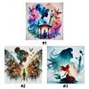 (Multi-Style) Disney Silhouette-Princess-11CT Stamped Cross Stitch 40*40cm