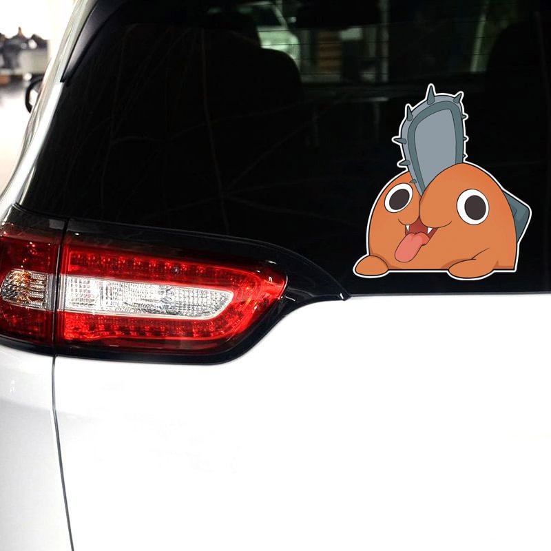 Chainsaw Man Car Glass Stickers