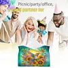 Diamond Painting Sunflowers and Birds Tissue Box for Kitchen Restaurant Bar Office Party