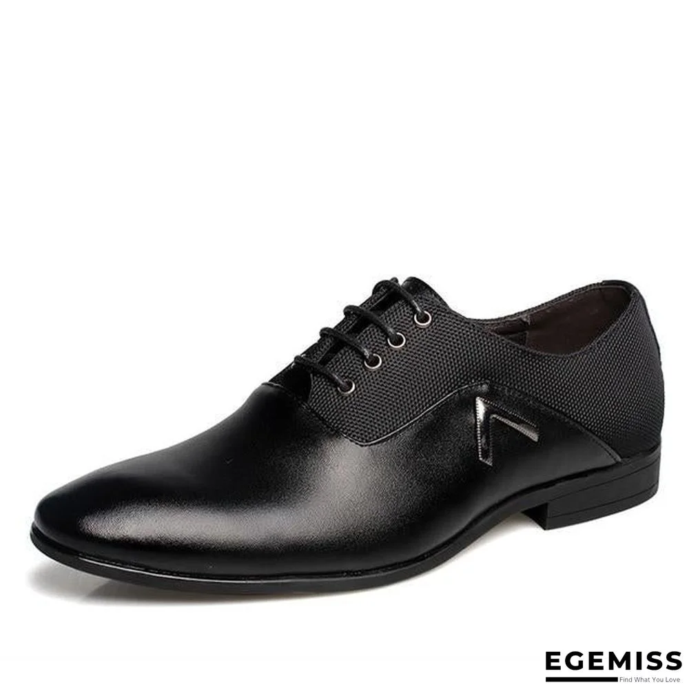 Men Pointed Toe High Quality Business Men Oxfords Shoes Casual Leather Shoes | EGEMISS