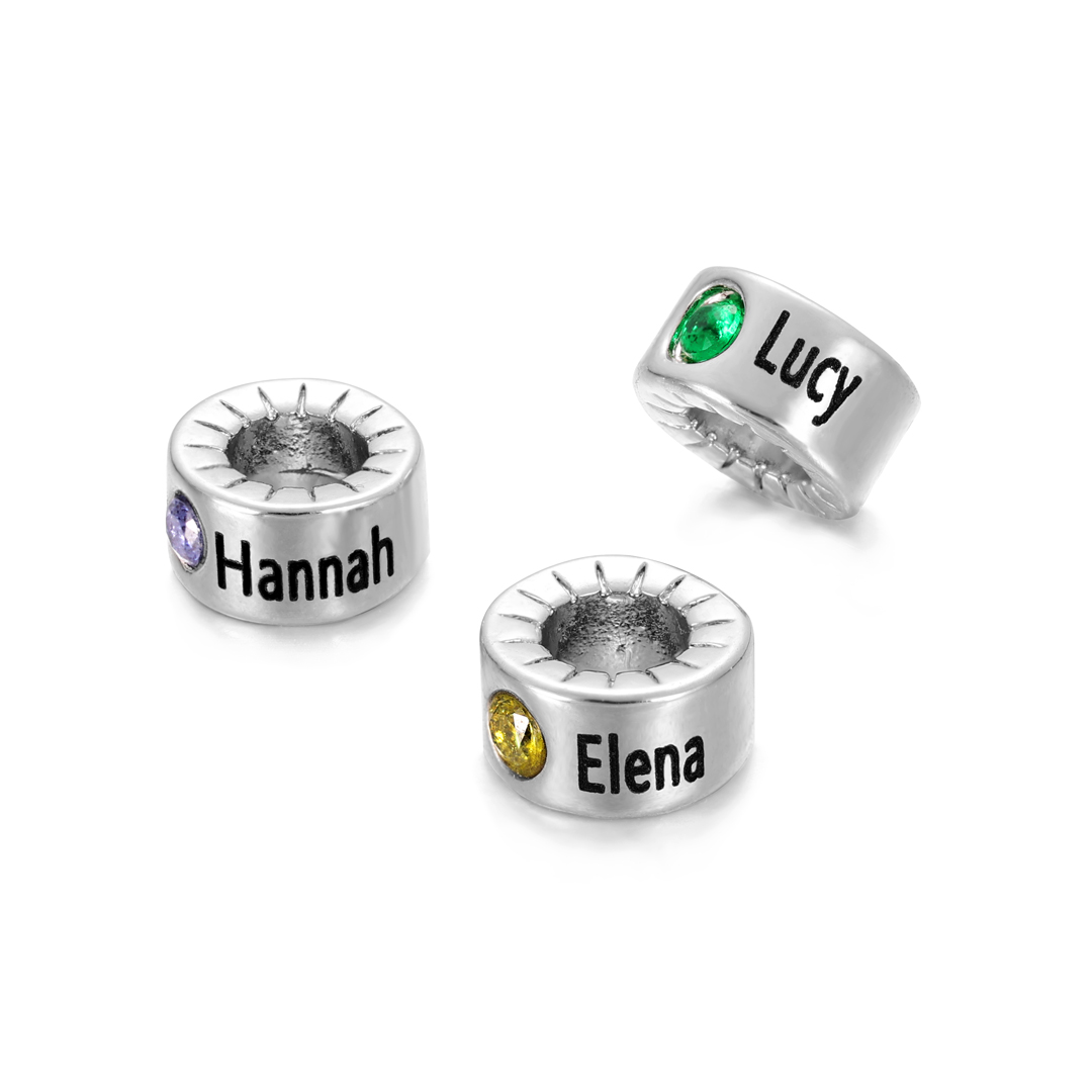 Necklace Accessories Custom 1 Necklace Bead Silver/Gold Bead for Mum Necklace-Jessemade AU