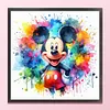 Mickey Splash - 18CT Stamped Cross Stitch 25*25cm tapestrymarket