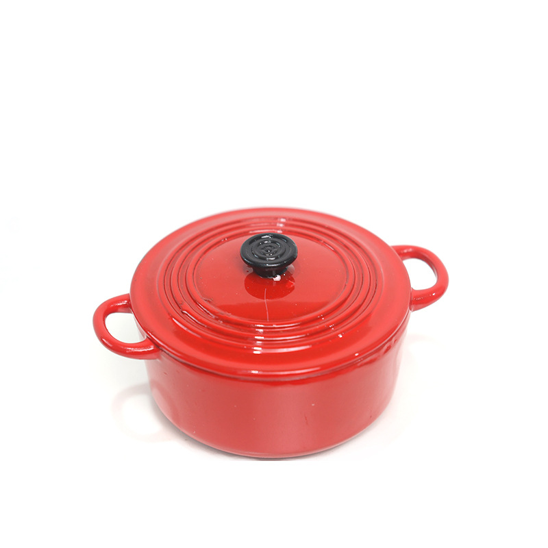 Mini Enamel Cooking Pot DIY Charm