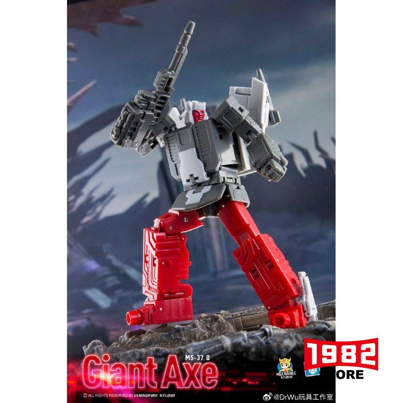 Dr.Wu MS-37D GIANT AXE Mini Transformers  Toys Model Action Figure Collectibles