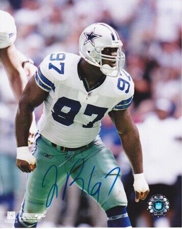 La'Roi Glover Signed - Autographed Dallas Cowboys 8x10 inch Photo Poster painting + RDM COA