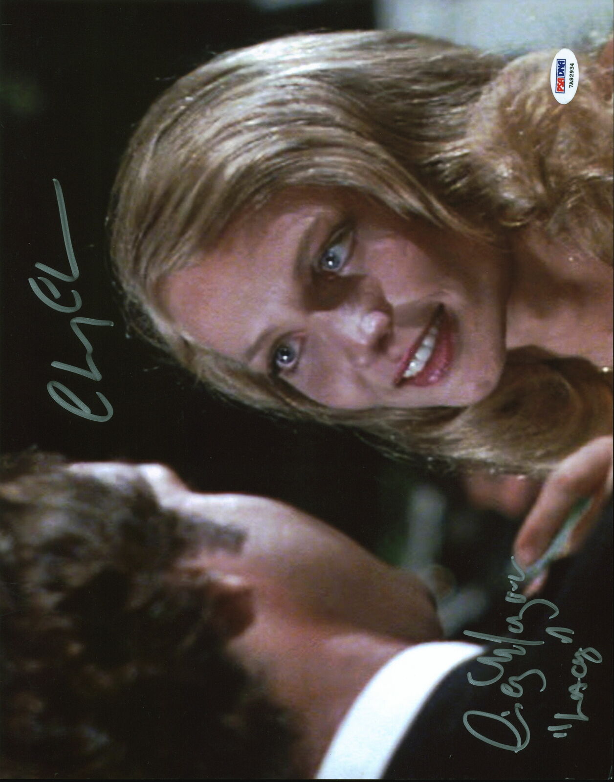 Chevy Chase & Cindy Morgan Caddyshack Authentic Signed 11x14 Photo Poster painting PSA #7A92934