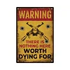 Warning - Vintage Metal Signs(12*16Inch) - Warning