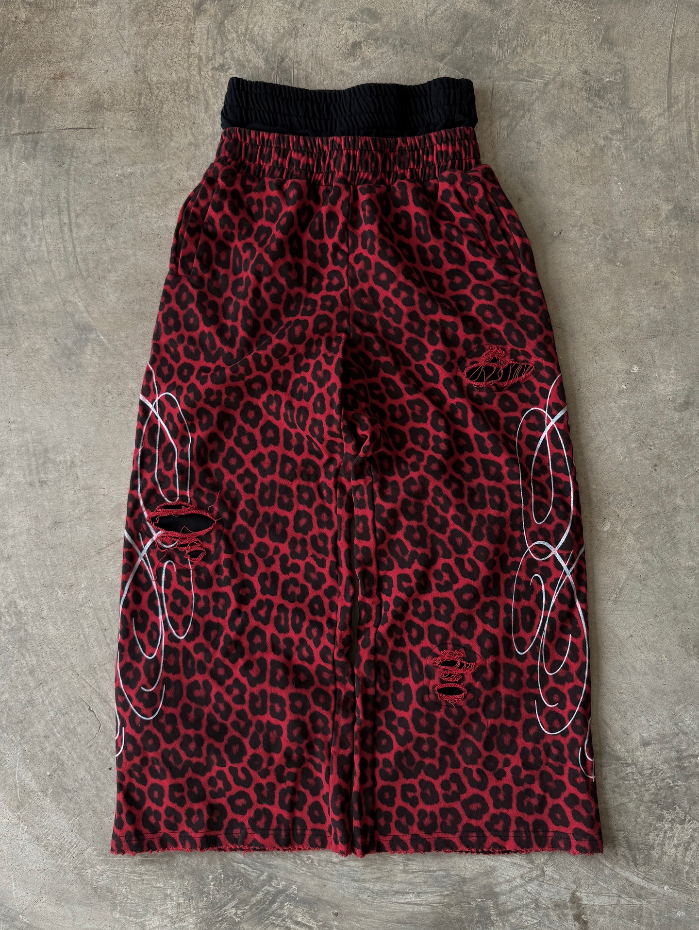 Red cheetah Sweatpants