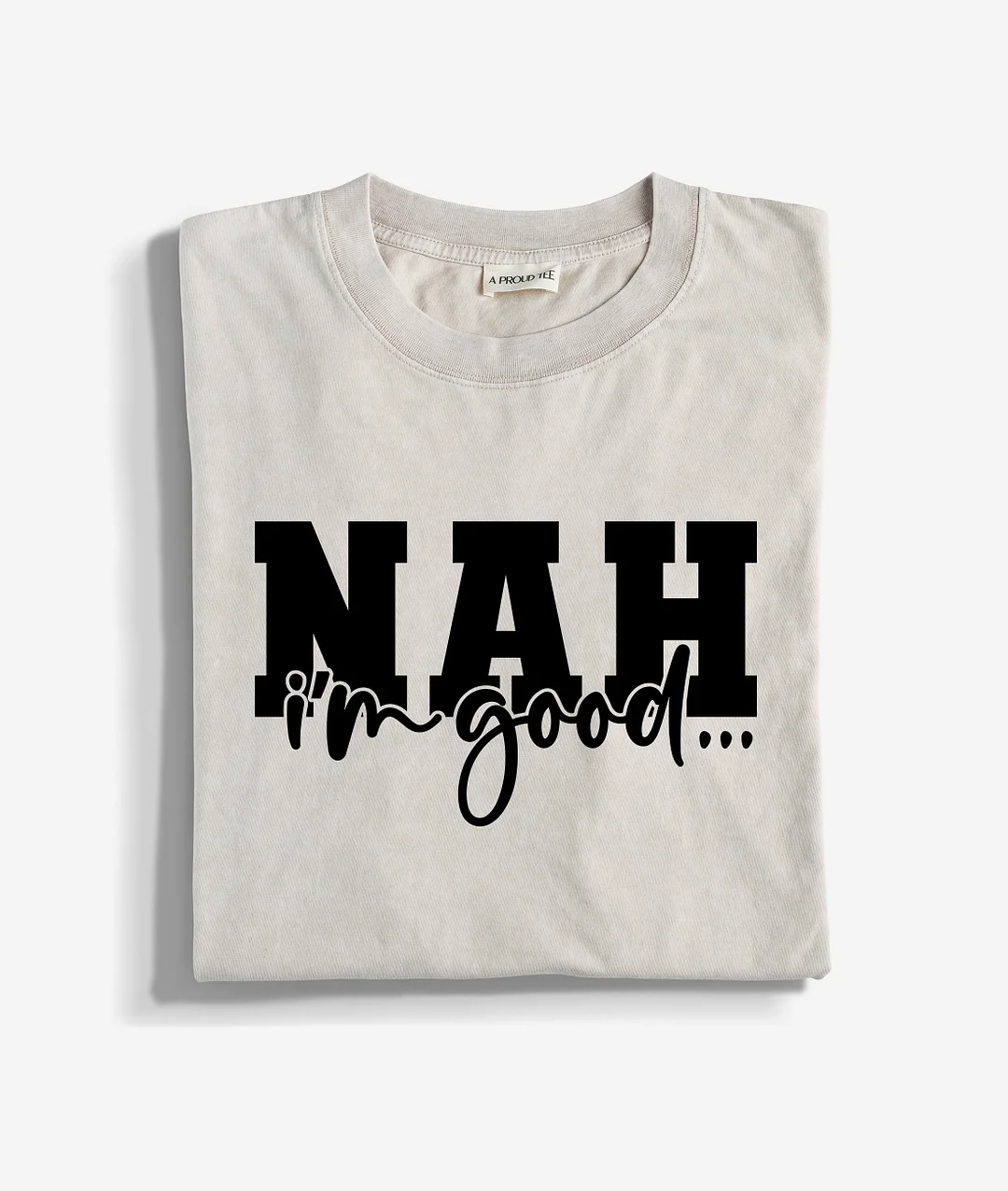 Nah I'm Good Unbothered Acid Wash T-shirt