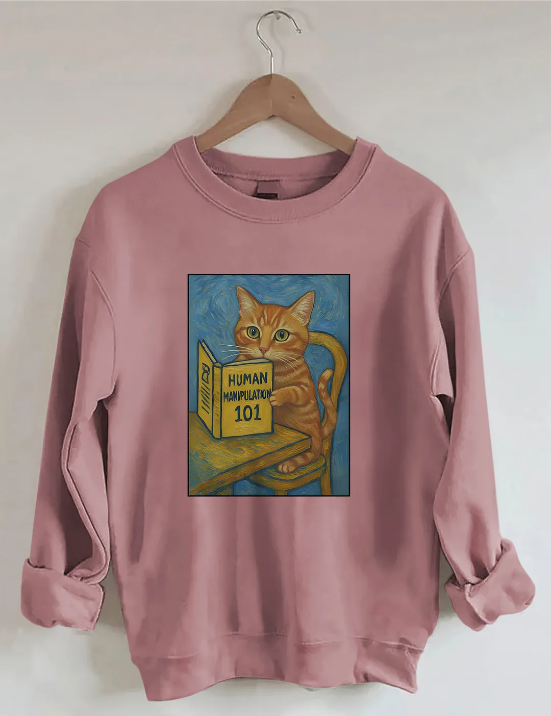 Funny Cat Human Manipulation Sweatshirt