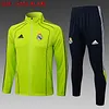 2025/2026 Real Madrid Grass Green Long Zipped Jacket Football Shirt 1:1 Thai Quality