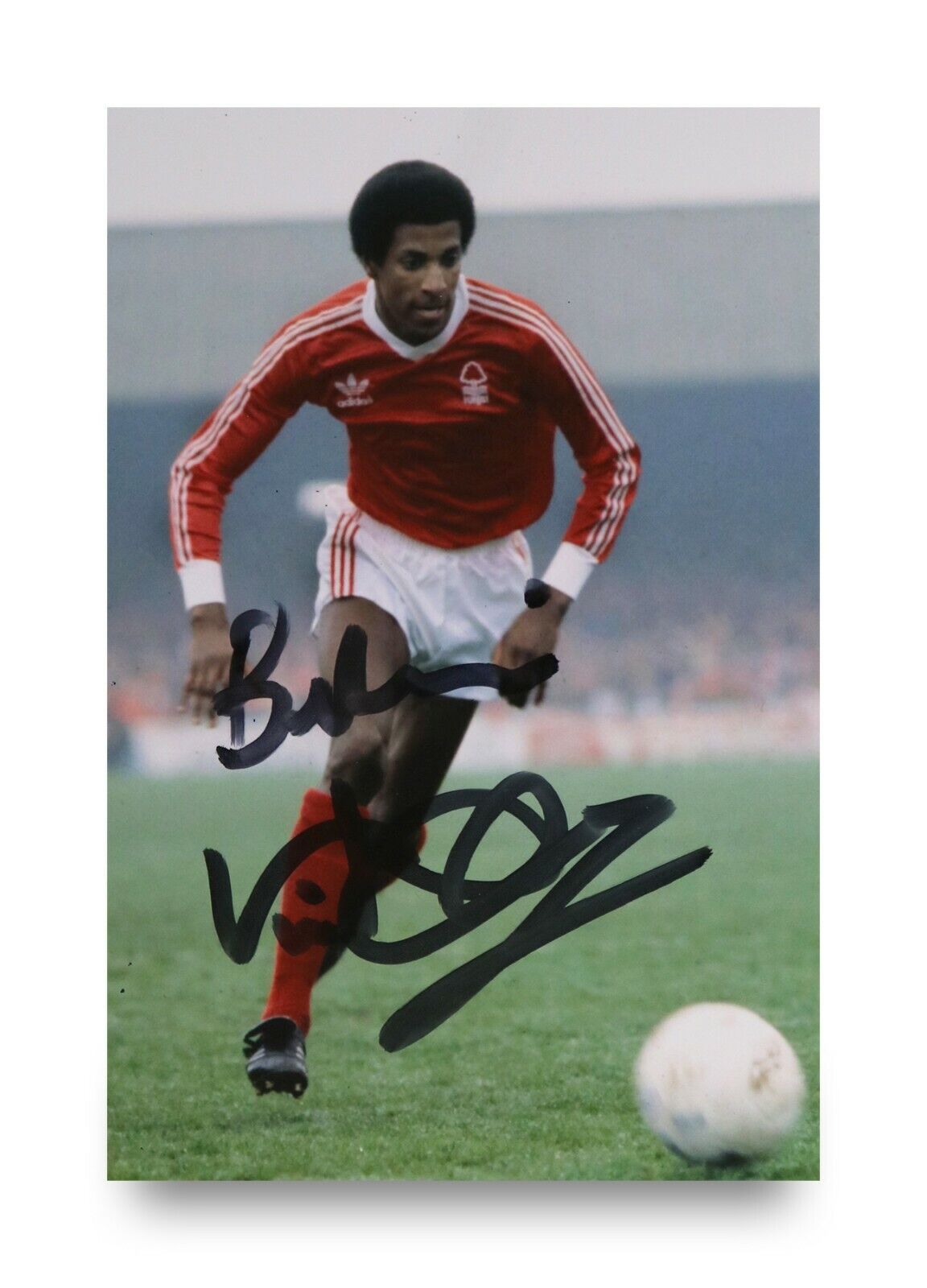 Vivian Viv Anderson Signed 6x4 Photo Poster painting Manchester United Genuine Autograph + COA