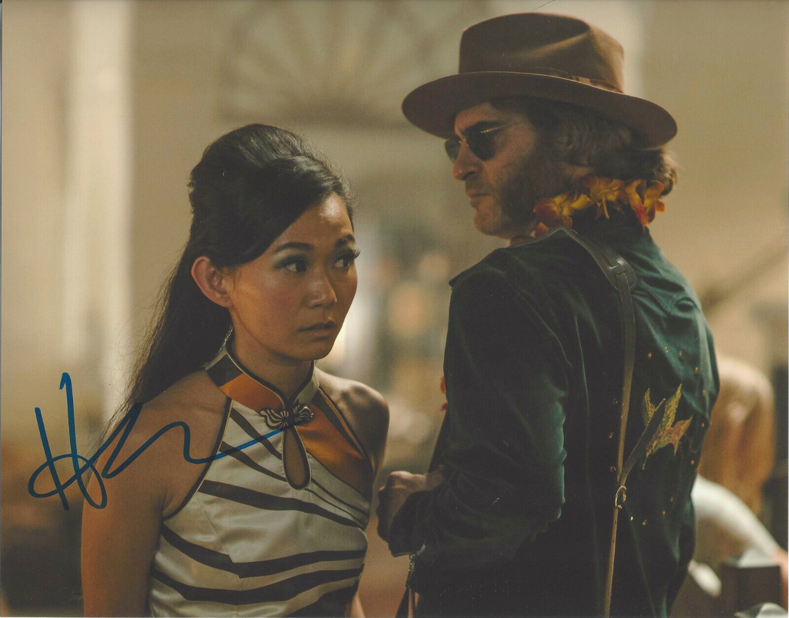 HONG CHAU SIGNED AUTHENTIC 'INHERENT VICE' 8x10 Photo Poster painting C w/COA ACTRESS PROOF