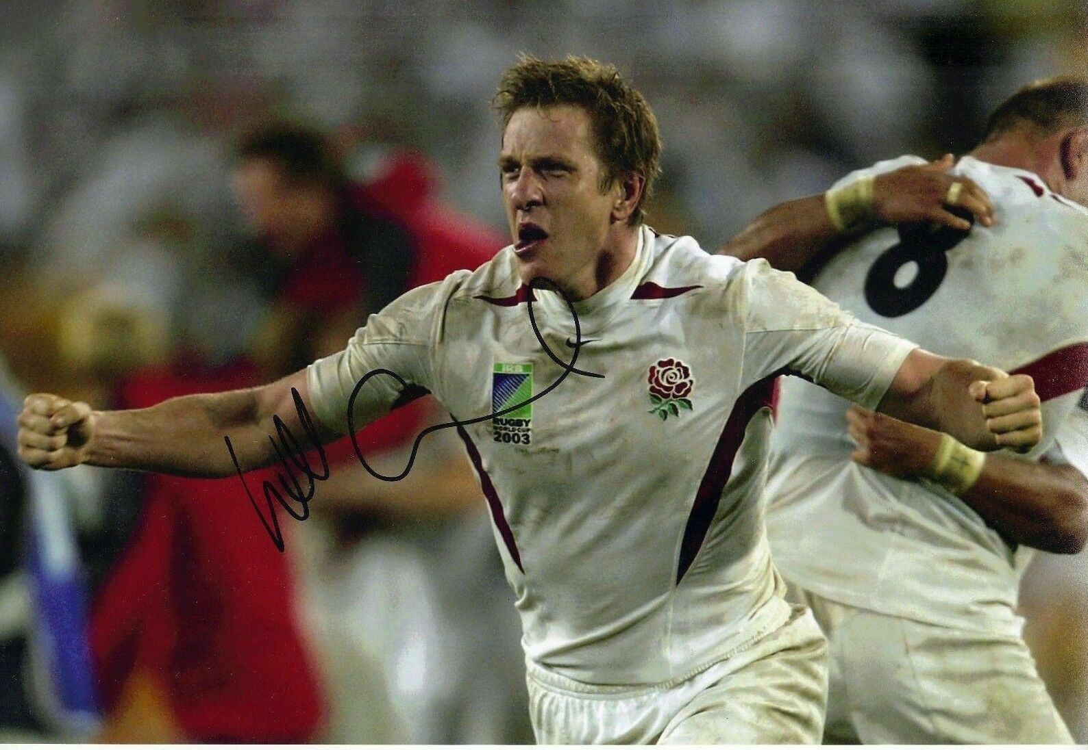 Will Greenwood Signed 12X8 Photo Poster painting ENGLAND QUINS AFTAL COA (2254)