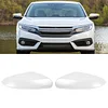 Moonlinks Compatible with 2016-2021 Honda Civic Side Mirror Cover Replacement,Platinum White Pearl LH & RH Side Door Rearview Mirror Cap Trim for 10th Gen Civic,2019-2022 Insight (1 Pair)