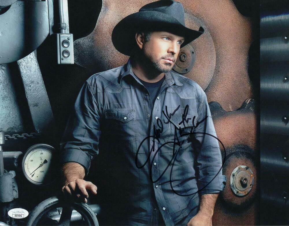 GARTH BROOKS SIGNED AUTOGRAPH 11X14 Photo Poster painting THE CHASE ROPIN THE WIND NO FENCES JSA