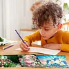 6pcs Diamond Painting Goblin Greeting Card Kits with Envelopes for Family Friend Gifts