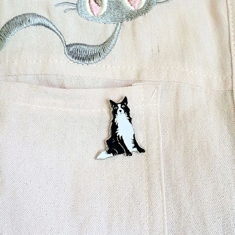 Cute Minimalist Pin Animal Dog Alloy Enamel Unisex Brooches