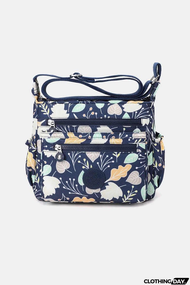 Printed Nylon Shoulder Bag