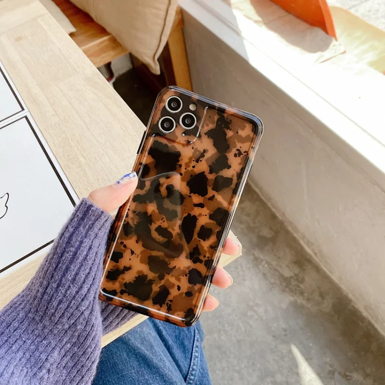 Amber Leopard Print Phone Case