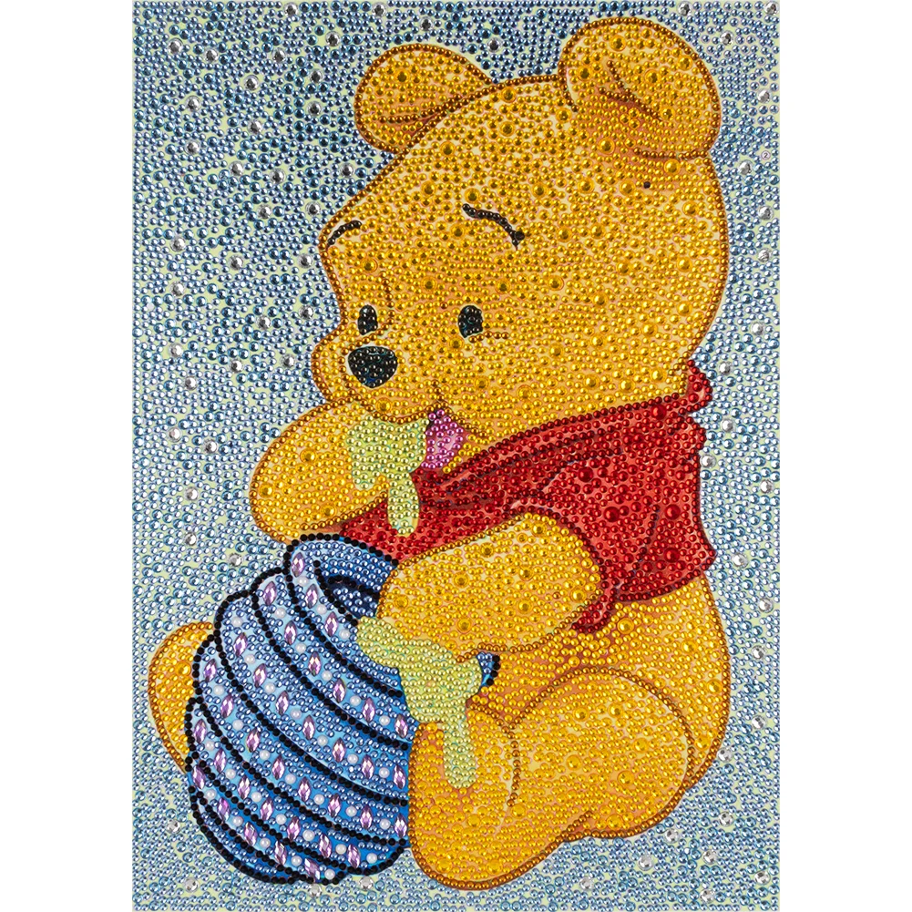 Diamond Painting - Full Crystal Rhinestone - Winnie the Pooh(30*40cm)