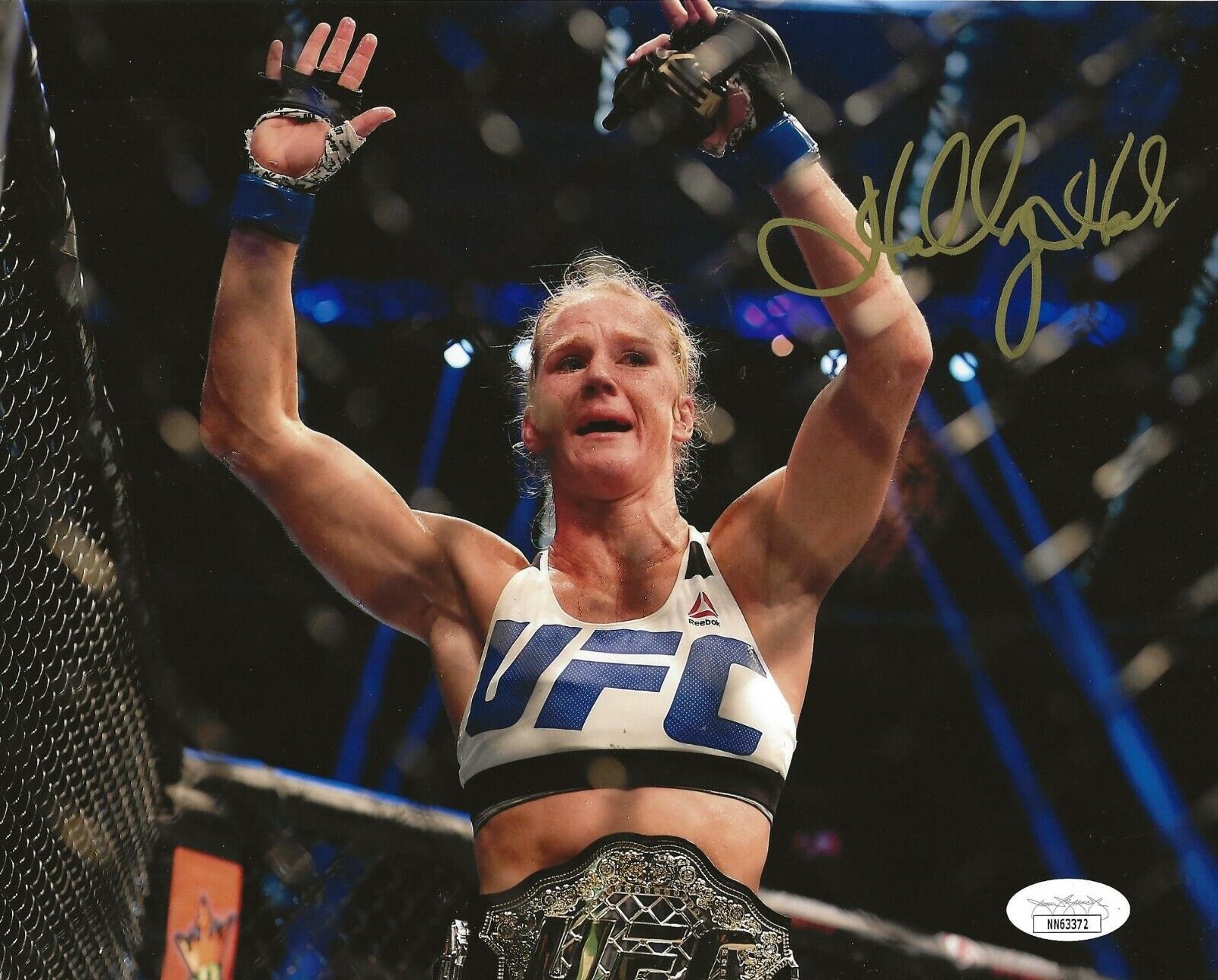 Holly Holm signed UFC 8x10 Photo Poster painting autographed The Preacher's Daughter JSA