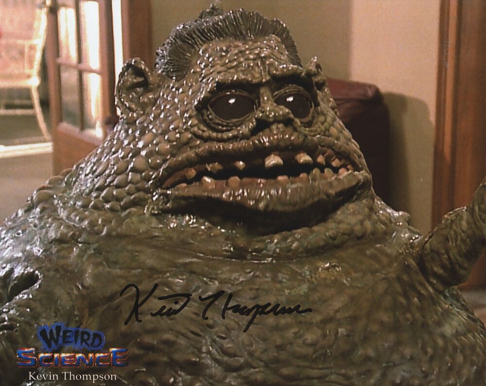 Kevin Thompson Autograph 8x10 Photo Poster painting Weird Science Chet Signed Zobie