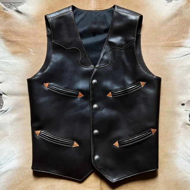 Real Leather Suede Vest Coat Men Goatskin Waistcoat Plus Size 5XL Mens Tank Tops Winter Genuine Leather Suit Blazer Vests Male