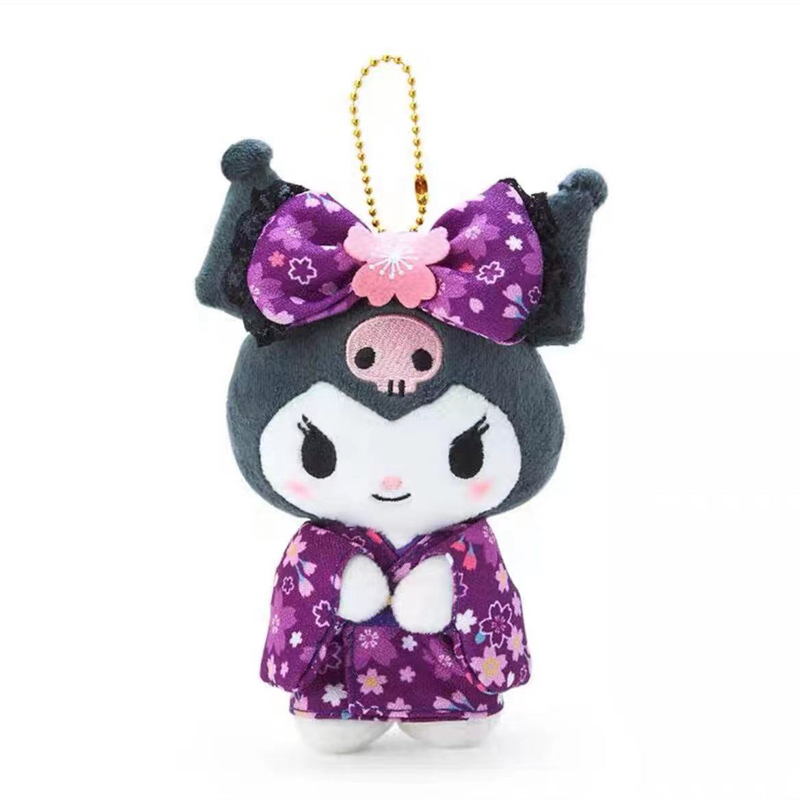 Sanrio Cherry Blossom Kimono Hello Kitty Cinnamoroll My Melody Kuromi Plush Keychain Pendant A Cute Shop - Inspired by You For The Cute Soul 