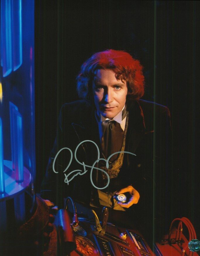 PAUL MCGANN Autographed Original 8x10 Photo Poster painting LOA TTM