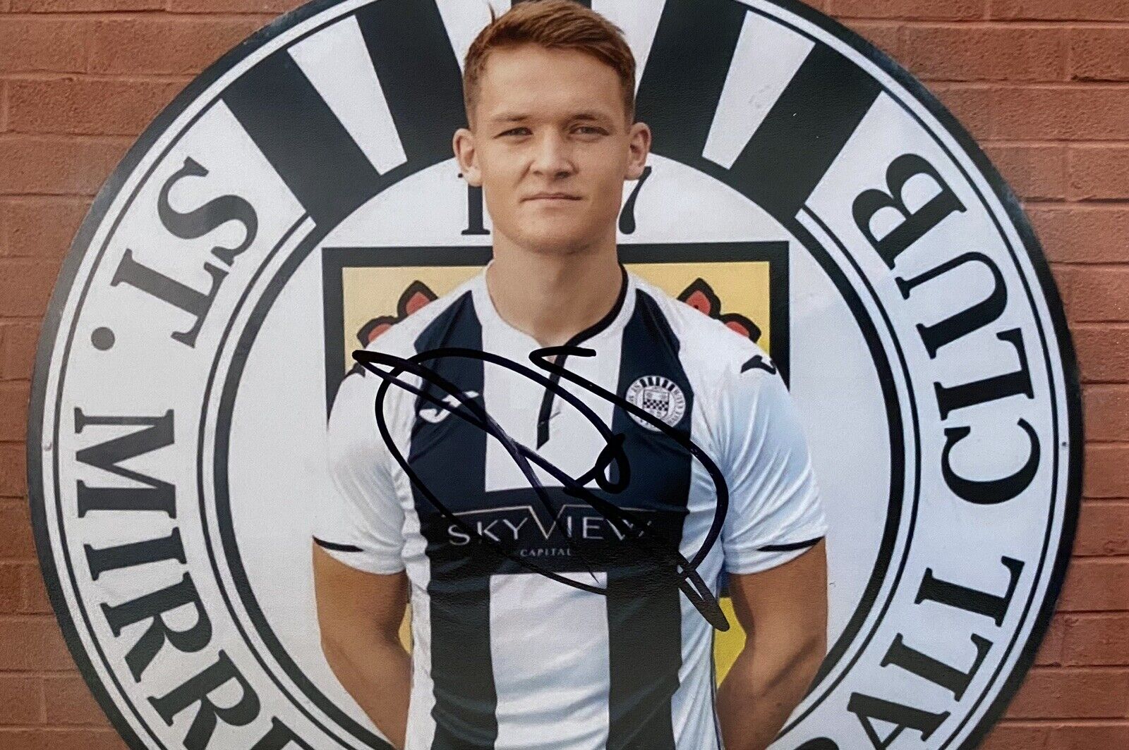 Sean McLoughlin Genuine Hand Signed St Mirren 6X4 Photo Poster painting