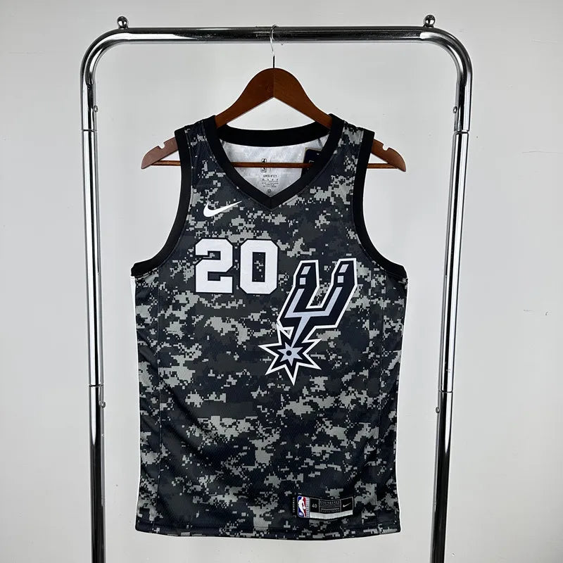Maillot San Antonio Spurs 20 GINOBILI NBA Basket Maillot De Fou, site maillot de foot pas cher